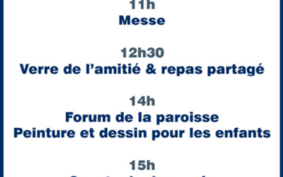 Programme fête des Paroisses Ste Marie, St Benoît